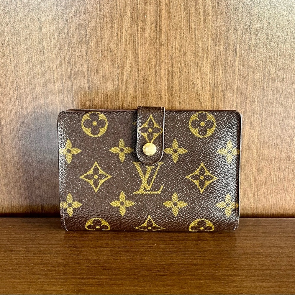 LOUIS VUITTON Porte Monnaie Billets Viennois Monogram Canvas Bifold Wallet 2001